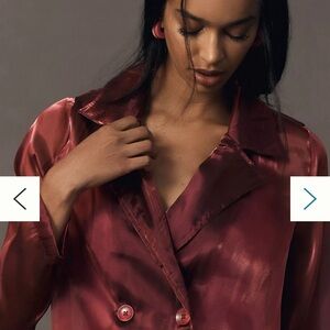 Anthropologie Femme Sheer Trench Coat (NWOT)